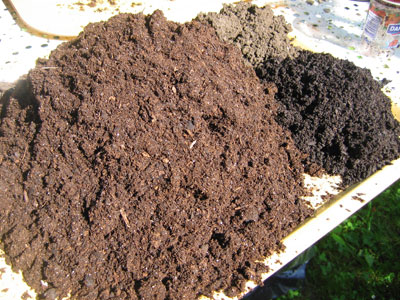 Mantillo y tierra de jardín